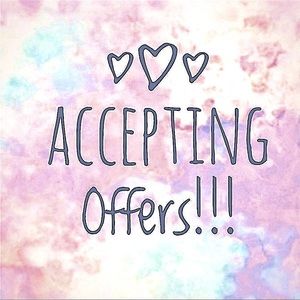 Offers always welcome!❤️❤️